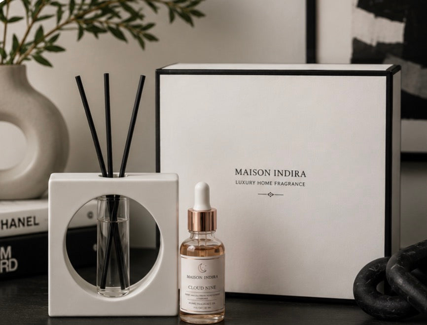 The Cloud Nine Modern Reed Diffuser Set 🔲